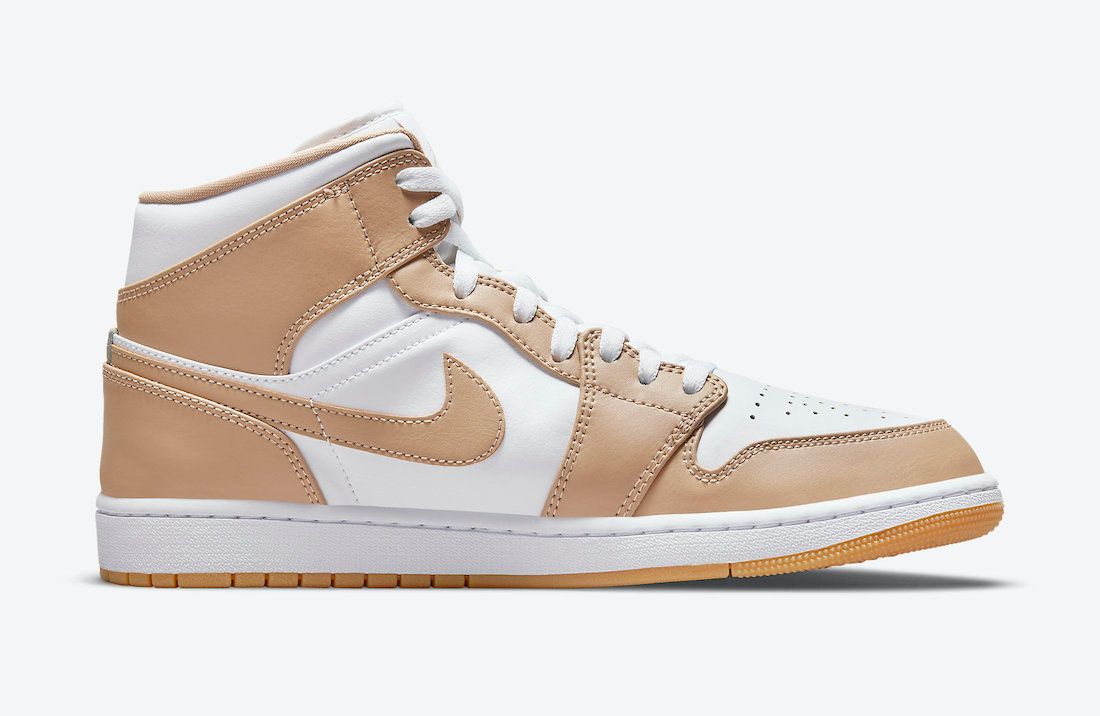 【リーク】海外9/14発売 NIKE AIR JORDAN 1 MID "TAN GUM" 抽選/定価/販売店舗まとめ 3枚目