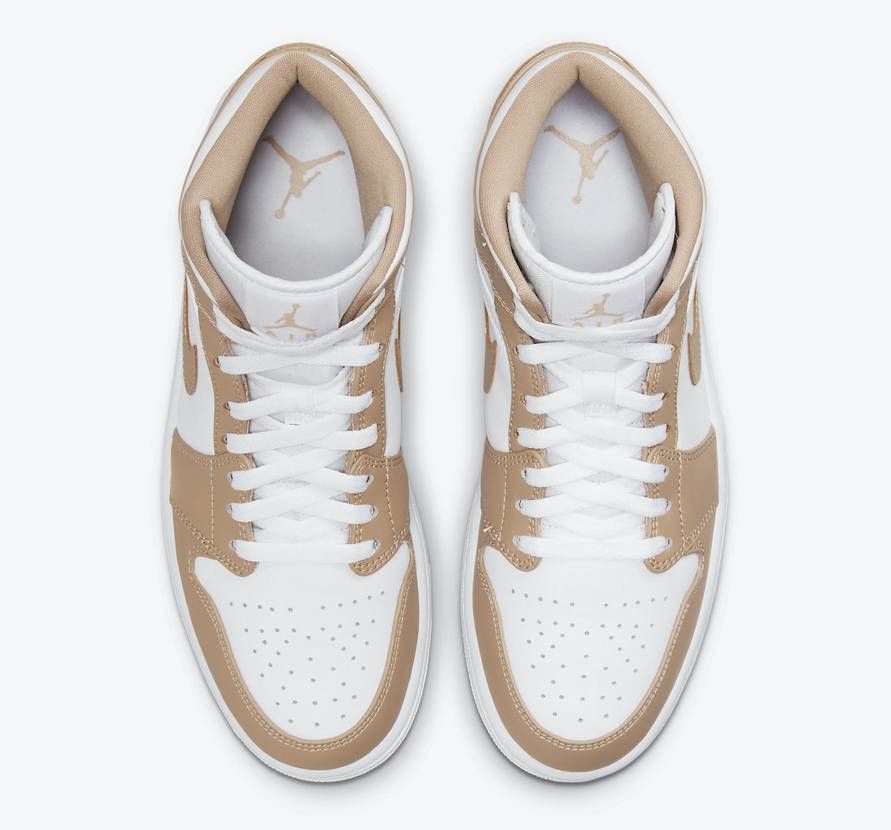 【リーク】海外9/14発売 NIKE AIR JORDAN 1 MID "TAN GUM" 抽選/定価/販売店舗まとめ 4枚目