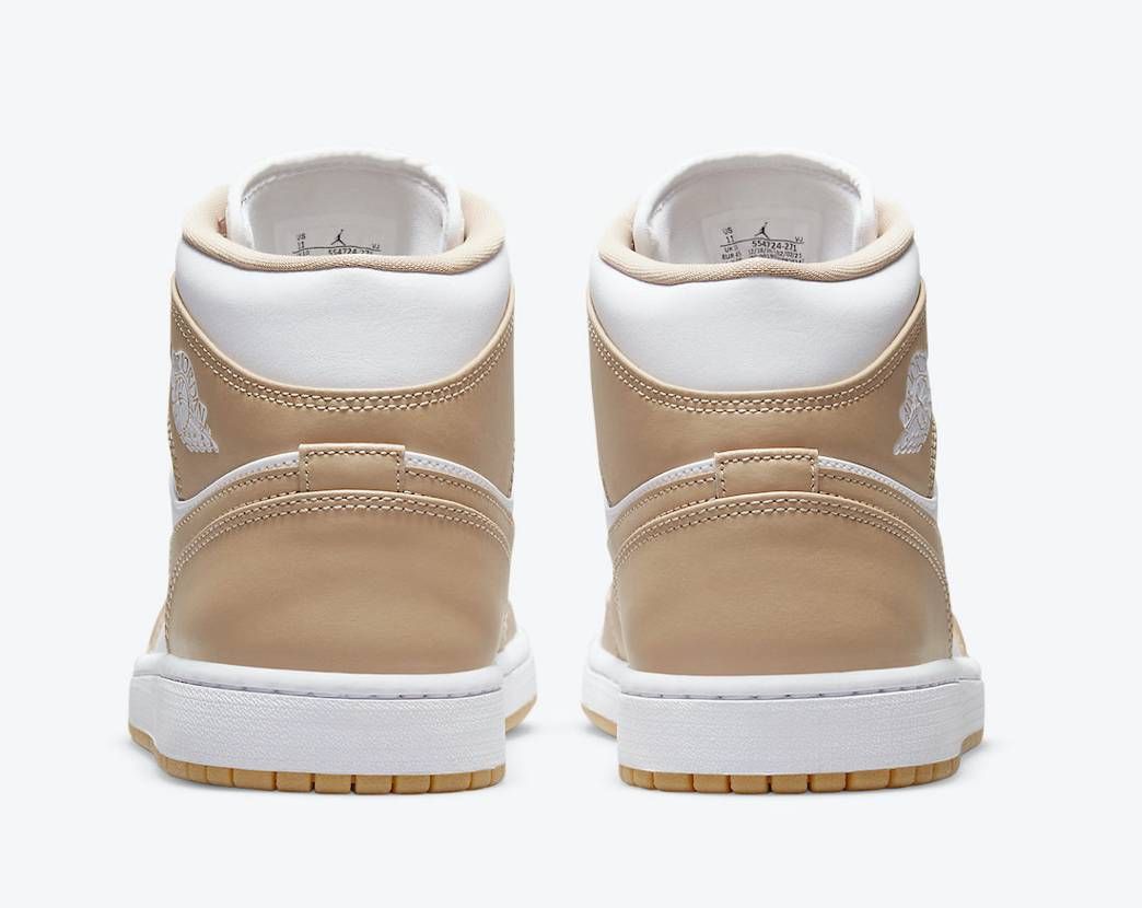 【リーク】海外9/14発売 NIKE AIR JORDAN 1 MID "TAN GUM" 抽選/定価/販売店舗まとめ 5枚目