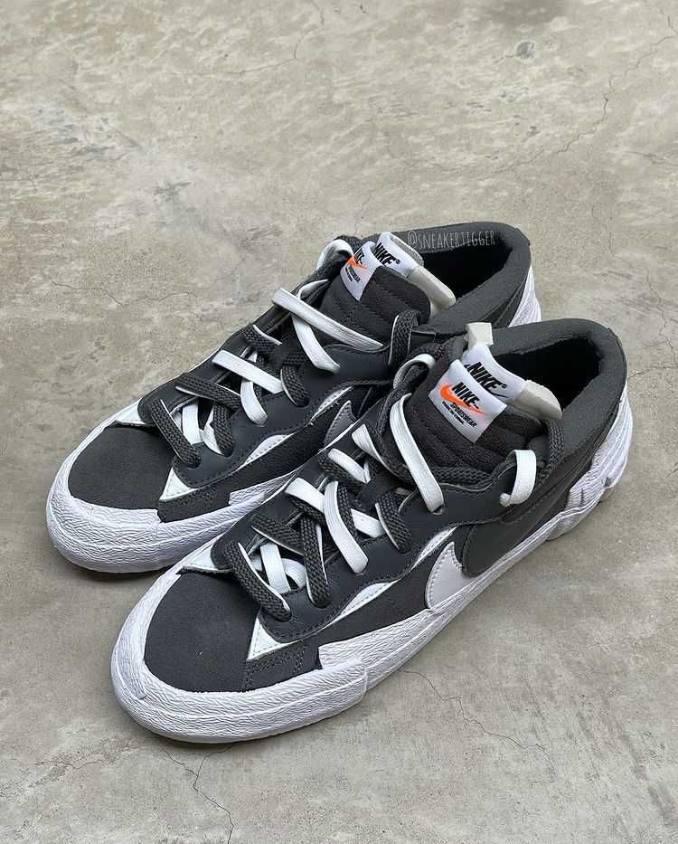 【スニダンで購入可】7/31発売 SACAI × NIKE BLAZER LOW 2COLORS 抽選/定価/販売店舗まとめ  7枚目