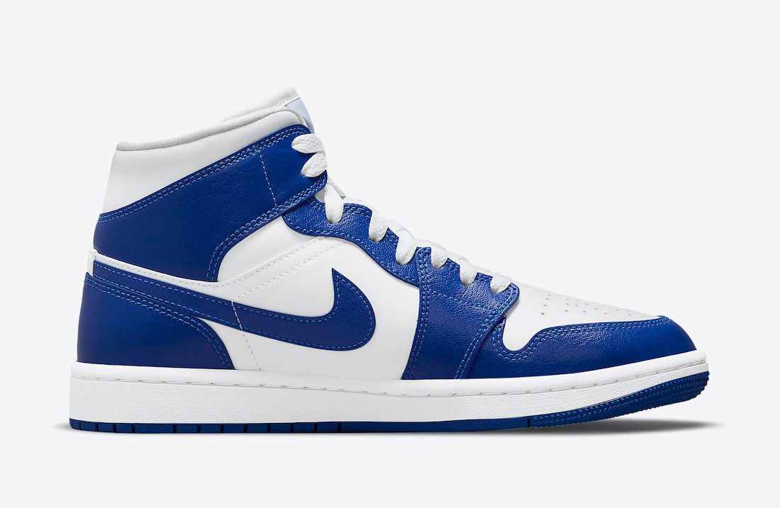 【スニダンで購入可】10/10発売 Nike WMNS Air Jordan 1 Mid "Kentucky Blue" 抽選/定価/販売店舗まとめ 8枚目