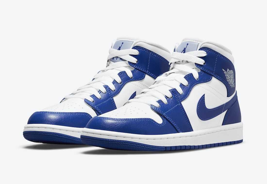 【スニダンで購入可】10/10発売 Nike WMNS Air Jordan 1 Mid "Kentucky Blue" 抽選/定価/販売店舗まとめ 6枚目