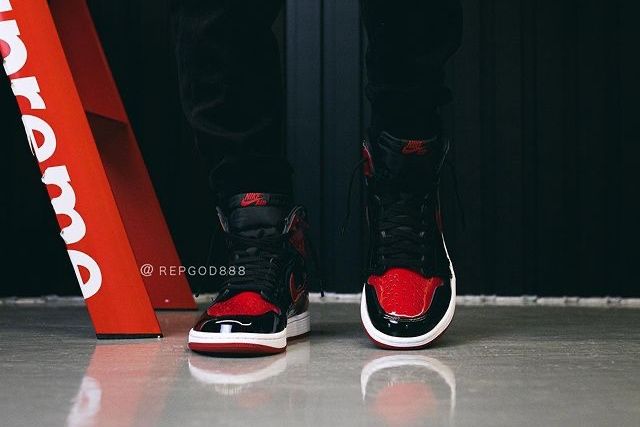 【スニダンで購入可】1/15発売 Nike Air Jordan 1 High OG "Patent Bred" 抽選/定価 /販売店舗まとめ 17枚目