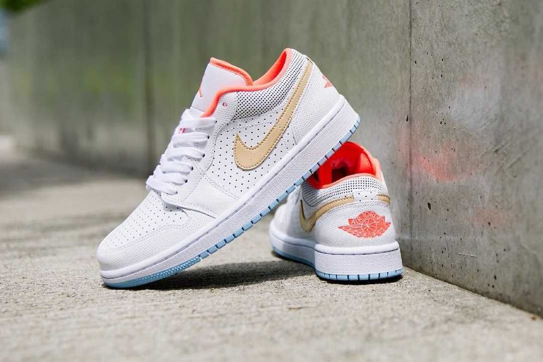 【スニダンで購入可】6/1・11発売 NIKE WMNS AIR JORDAN 1 LOW SE "FLASH CRIMSON" 抽選/定価/販売店舗まとめ 1枚目