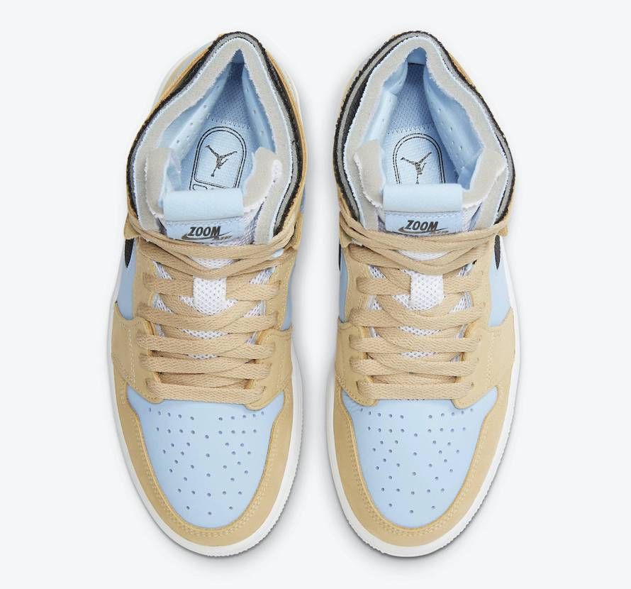 【スニダンで購入可】NIKE AIR JORDAN 1 ZOOM COMFORT "PSYCHIC BLUE" 抽選/定価/販売店舗まとめ 4枚目