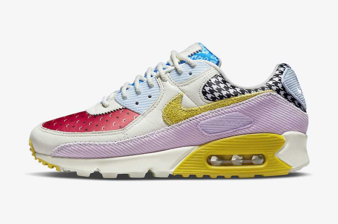 【リーク】8/14発売 NIKE AIR MAX 90 "MULTI PRINTS AND MATERIALS" 抽選/定価/販売店舗まとめ 2枚目