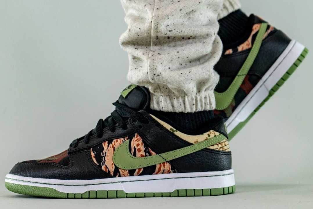 【販売リンクあり】7/30発売 NIKE DUNK LOW SE "BLACK MULTI CAMO" 抽選/定価/発売店舗まとめ 3枚目