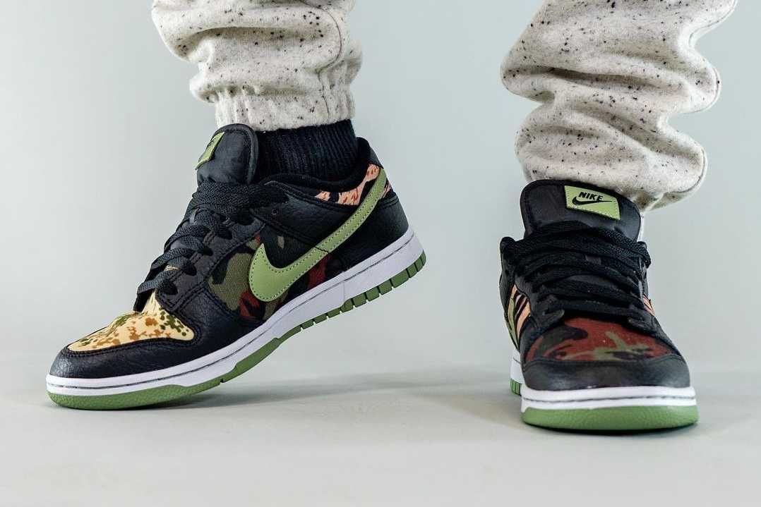 【販売リンクあり】7/30発売 NIKE DUNK LOW SE "BLACK MULTI CAMO" 抽選/定価/発売店舗まとめ 4枚目