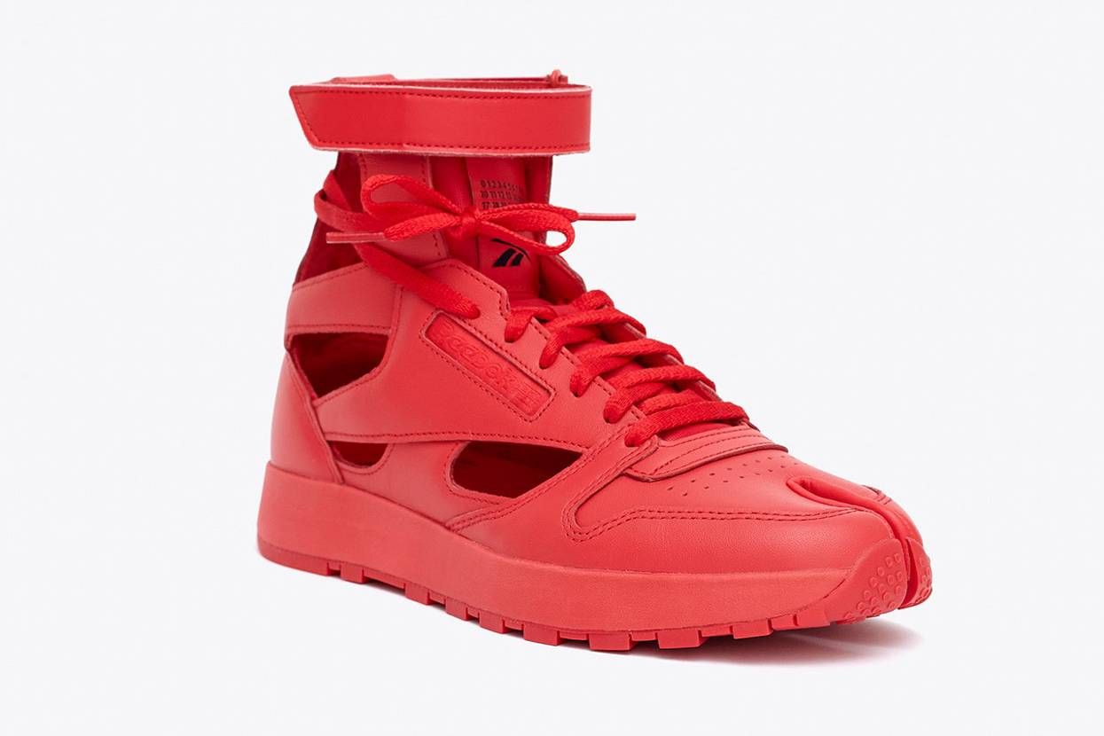 【スニダンで購入可】6/18発売 MAISON MARGIELA × REEBOK CLASSIC LEATHER TABI HIGH 4COLORS 抽選/定価/販売店舗まとめ  5枚目