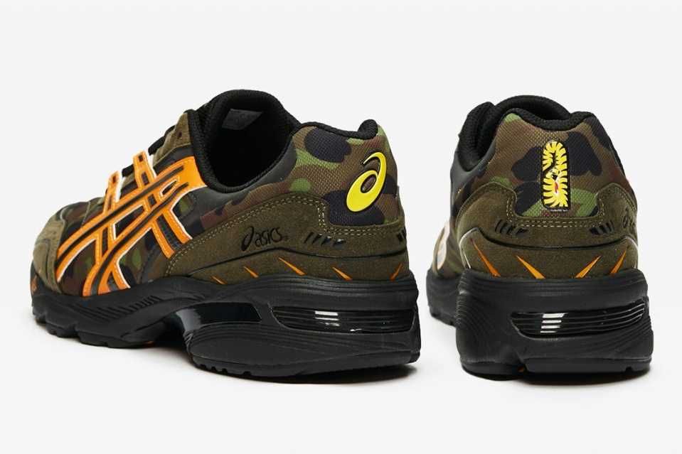 【販売リンクあり】8/22発売 A BATHING APE × ASICS GEL-1090 "TIGER" 抽選/定価/販売店舗まとめ 8枚目