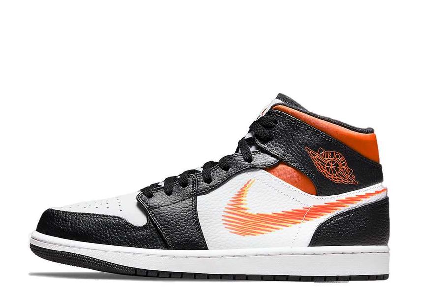 Air jordan 1 clearance mid arancioni