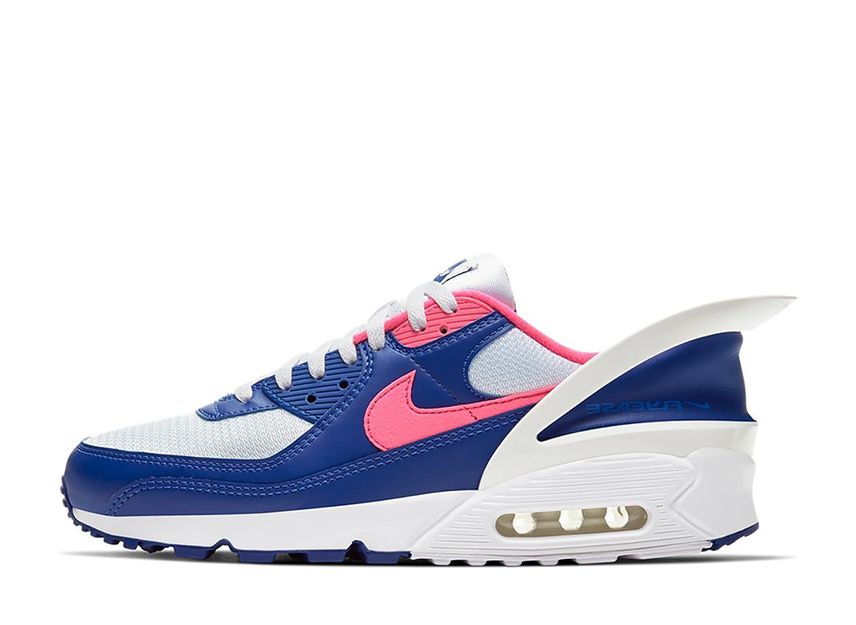 Nike air max 90 white blue pink sales