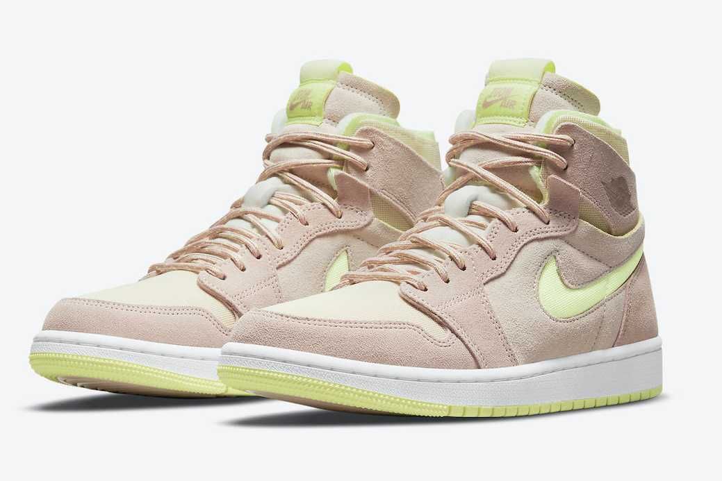 【スニダンで購入可】7/1発売NIKE WMNS AIR JORDAN 1 ZOOM COMFORT "LEOMN TWIST" 抽選/定価/販売店舗まとめ 2枚目