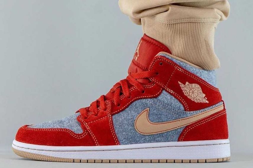 【リーク】海外9/7発売 NIKE AIR JORDAN 1 MID "DENIM" 抽選/定価/販売店舗まとめ