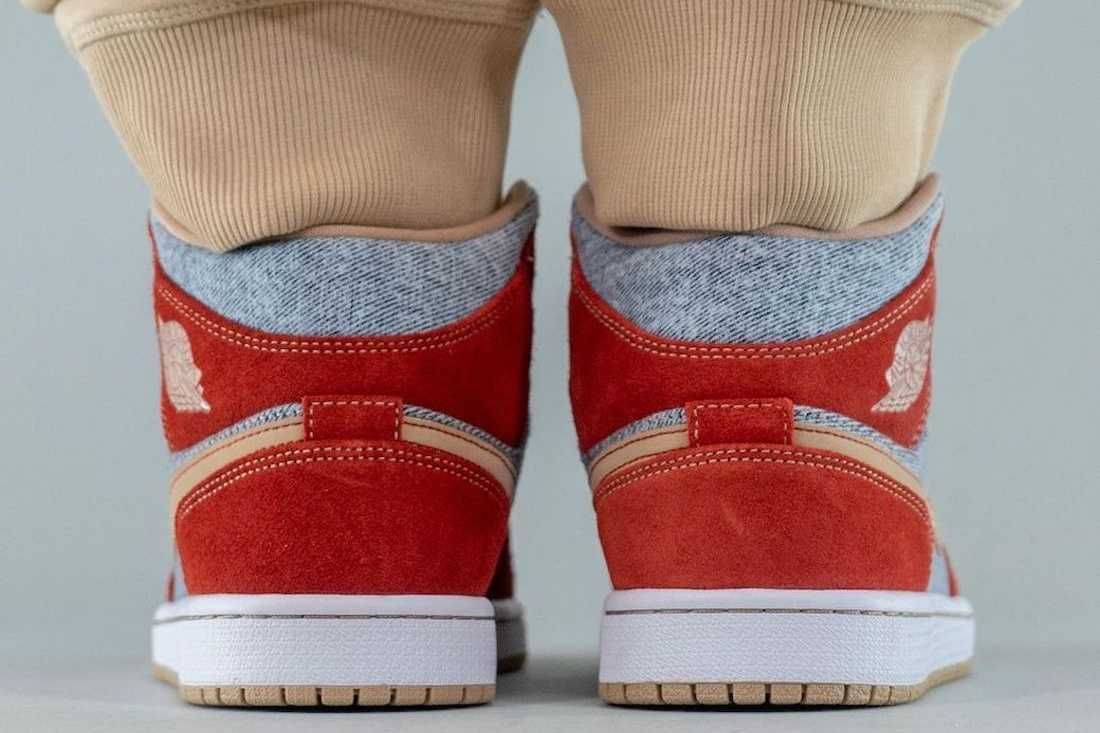 【リーク】海外9/7発売 NIKE AIR JORDAN 1 MID "DENIM" 抽選/定価/販売店舗まとめ 7枚目