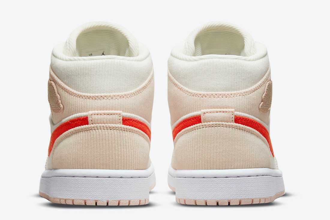 【スニダンで購入可】7/8発売 NIKE WMNS AIR JORDAN 1 MID "CORDUROY" 抽選/定価/販売店舗まとめ 7枚目