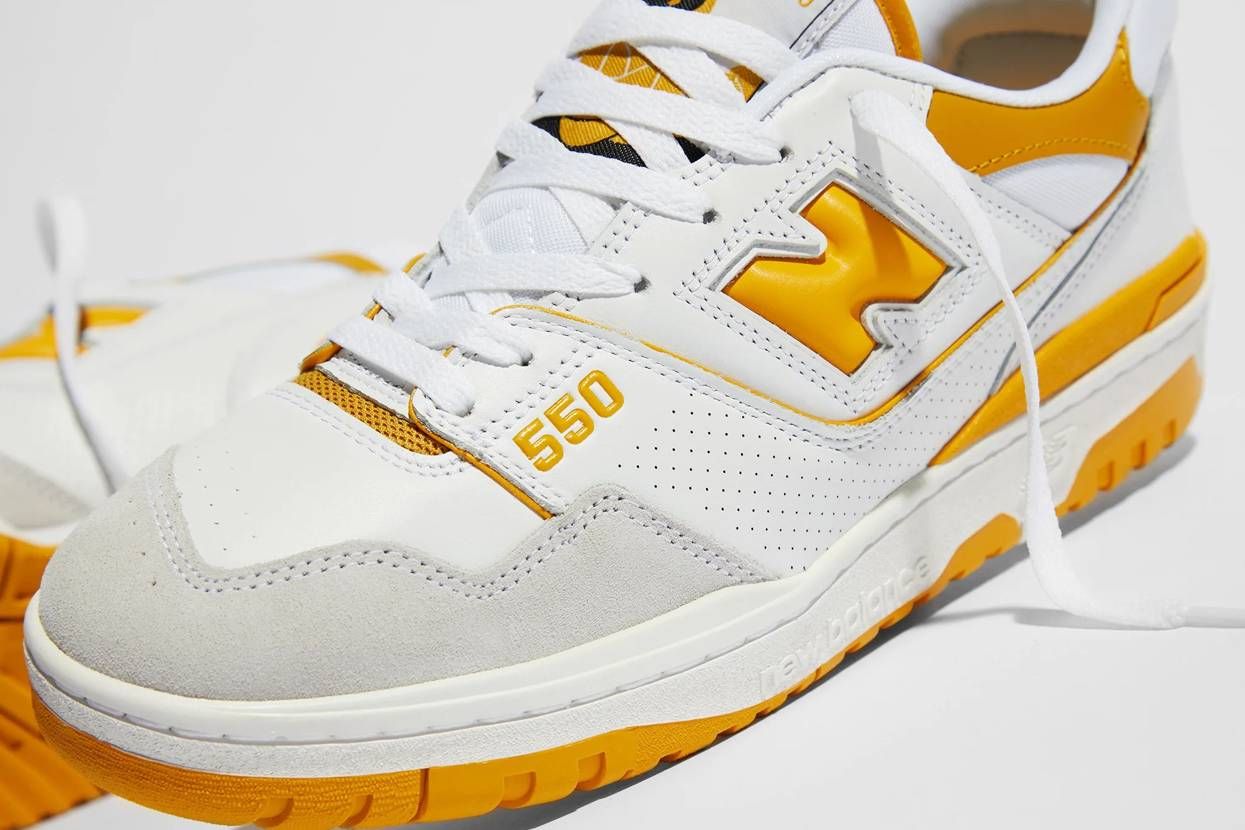 【スニダンで購入可】NEW BALANCE BB550LA1 "WHITE/YELLOW" 抽選/定価/販売店舗まとめ 2枚目
