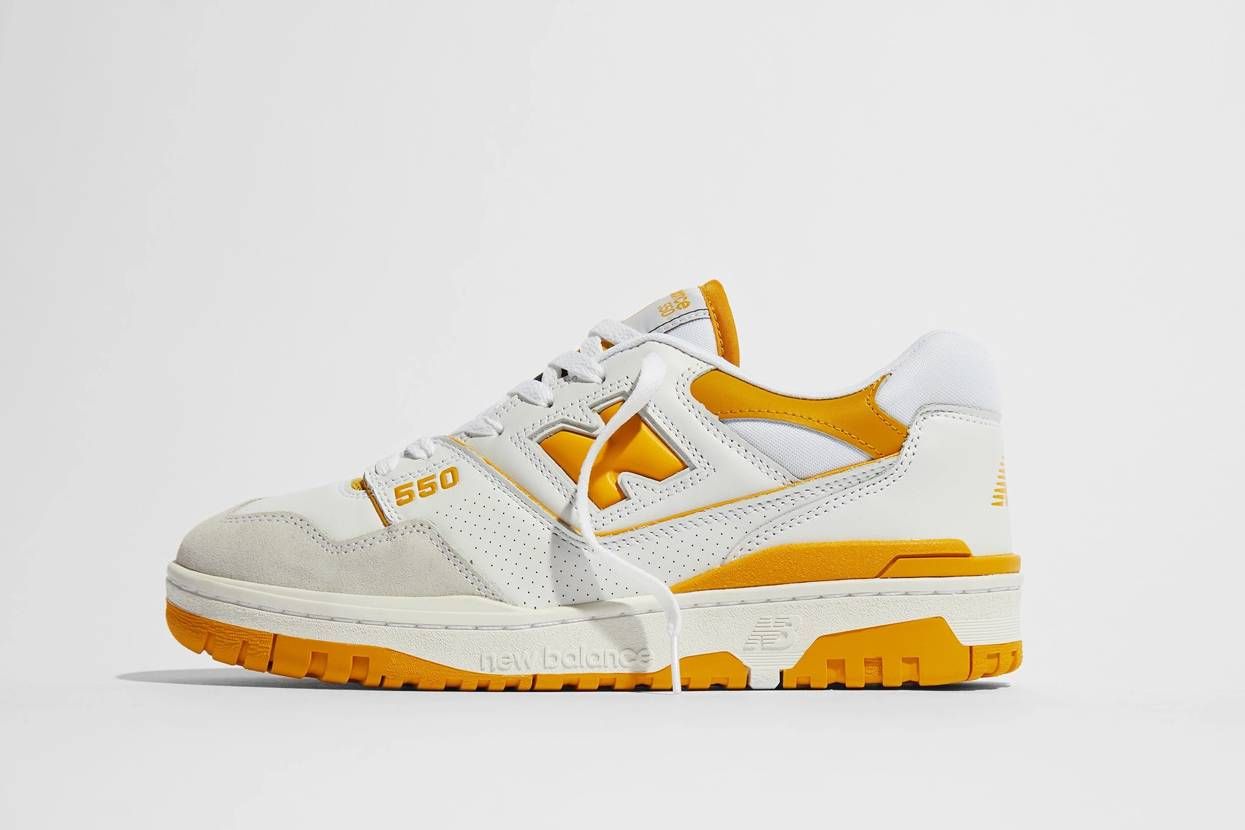 【スニダンで購入可】NEW BALANCE BB550LA1 "WHITE/YELLOW" 抽選/定価/販売店舗まとめ 6枚目