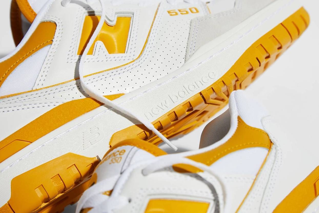 【スニダンで購入可】NEW BALANCE BB550LA1 "WHITE/YELLOW" 抽選/定価/販売店舗まとめ 4枚目