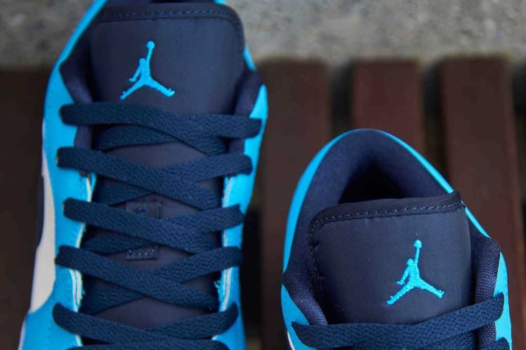 【スニダンで購入可】7/3.5発売 NIKE AIR JORDAN 1 LOW "UNIVERSITY BLUE" 抽選/定価/販売店舗まとめ 3枚目