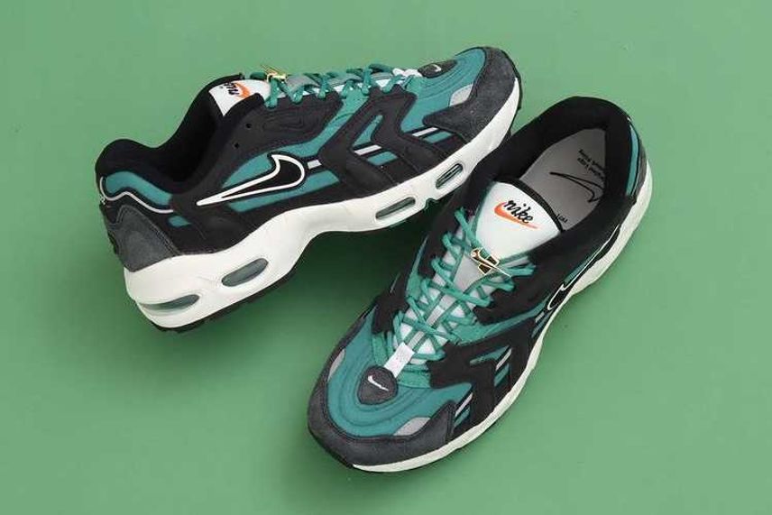 【スニダンで購入可】7/1発売 NIKE AIR MAX 96 2 SE FIRST USE "PINE GREEN/BLACK-WHITE/SAIL" 抽選/定価/販売店舗まとめ