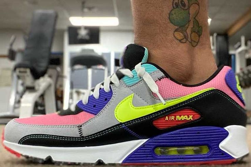 Air max 90 aurora store green