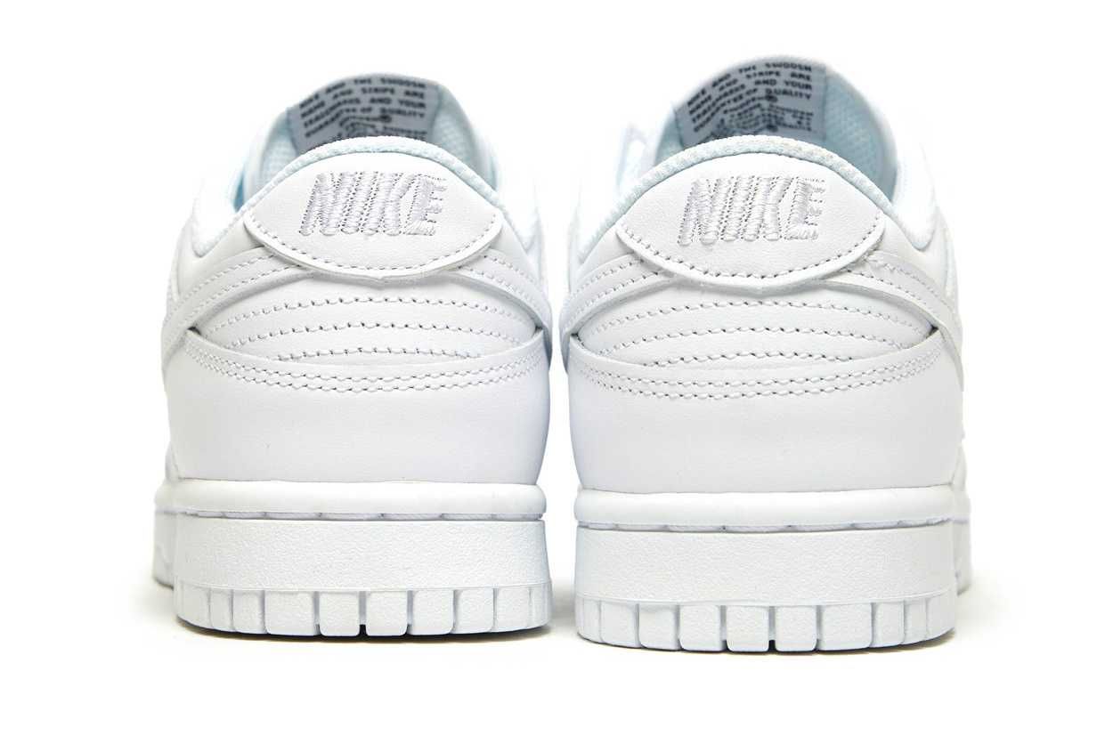 【販売リンクあり】7/9発売 Nike WMNS Dunk Low "Triple White" 抽選/定価/販売店舗まとめ 10枚目