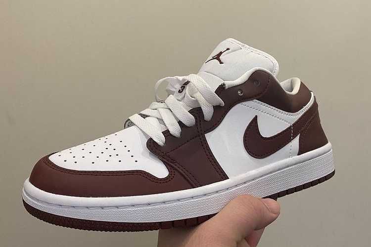 【リーク】NIKE AIR JORDAN 1 LOW "WHITE/BROWN" 抽選/定価/販売店舗まとめ 2枚目
