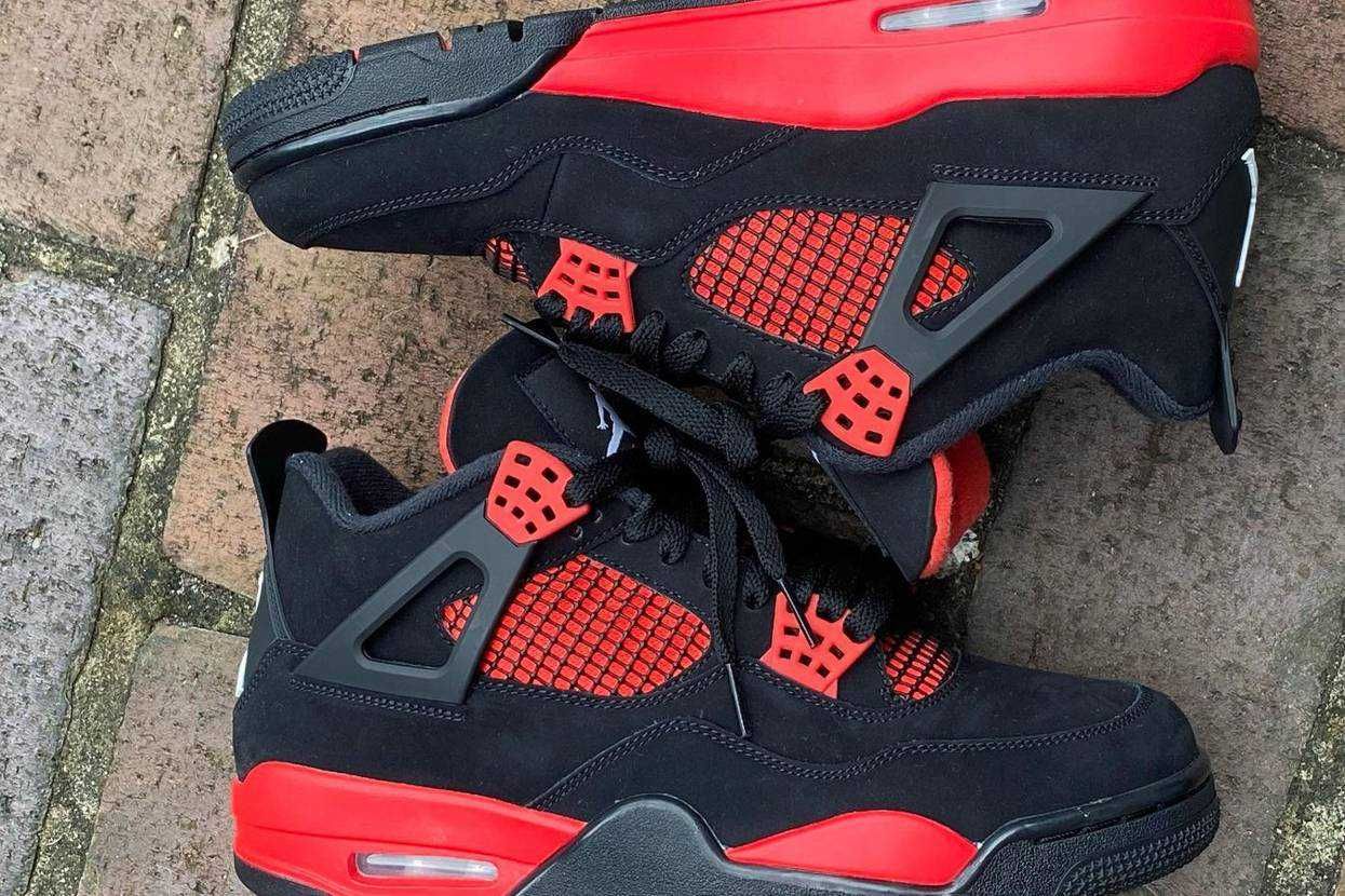 【スニダンで購入可】1/31発売 Nike Air Jordan 4 "Red Thunder/Crimson" 定価/販売店舗まとめ 27枚目
