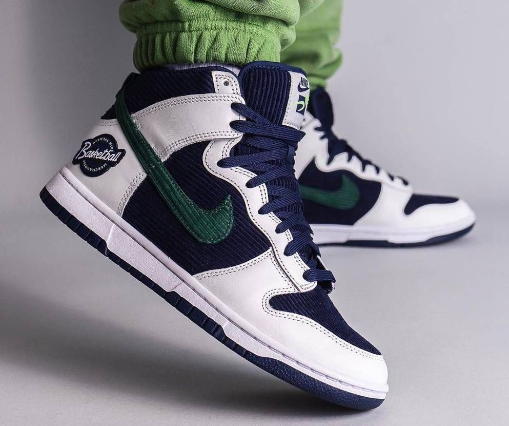 【スニダンで購入可】11/29発売 Nike Dunk High PRM EMB "Collage Navy" 抽選/定価/発売店舗まとめ 3枚目