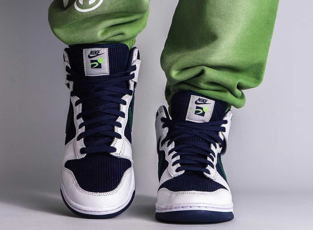 【スニダンで購入可】11/29発売 Nike Dunk High PRM EMB "Collage Navy" 抽選/定価/発売店舗まとめ 7枚目