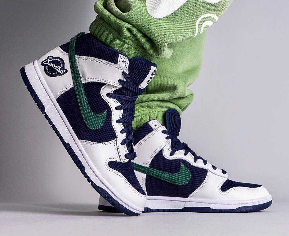 【スニダンで購入可】11/29発売 Nike Dunk High PRM EMB "Collage Navy" 抽選/定価/発売店舗まとめ 5枚目