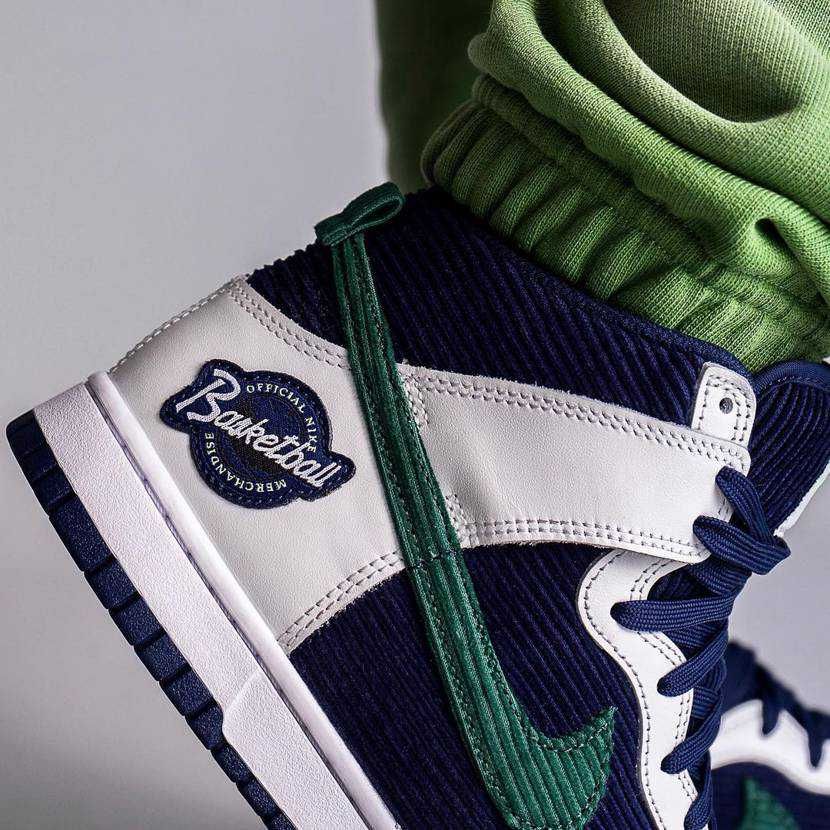 【スニダンで購入可】11/29発売 Nike Dunk High PRM EMB "Collage Navy" 抽選/定価/発売店舗まとめ 9枚目