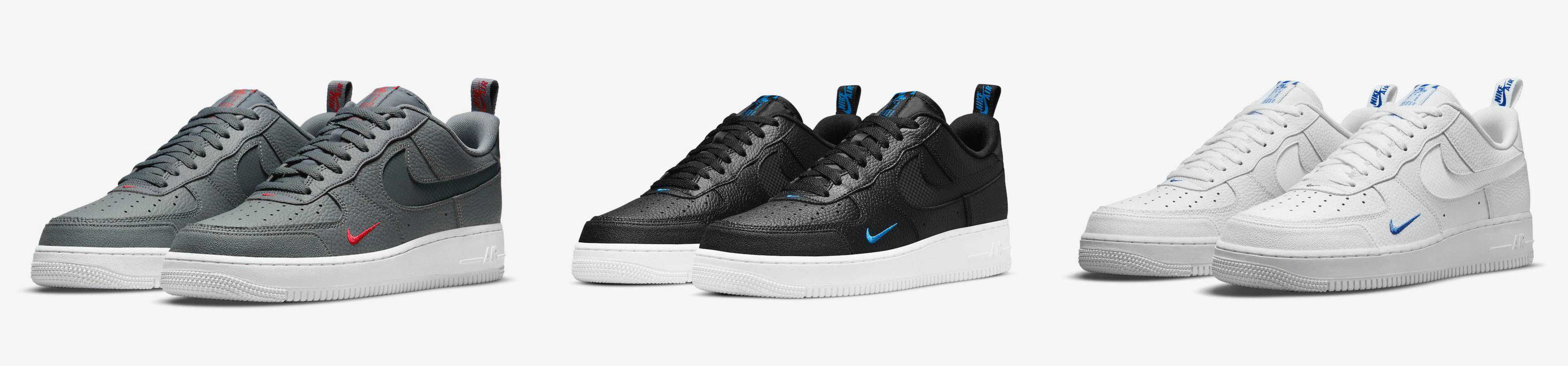 【リーク】NIKE AIR FORCE 1 LOW REFLECTIVE SWOOSH 3COLORS 抽選/定価/発売店舗まとめ 1枚目