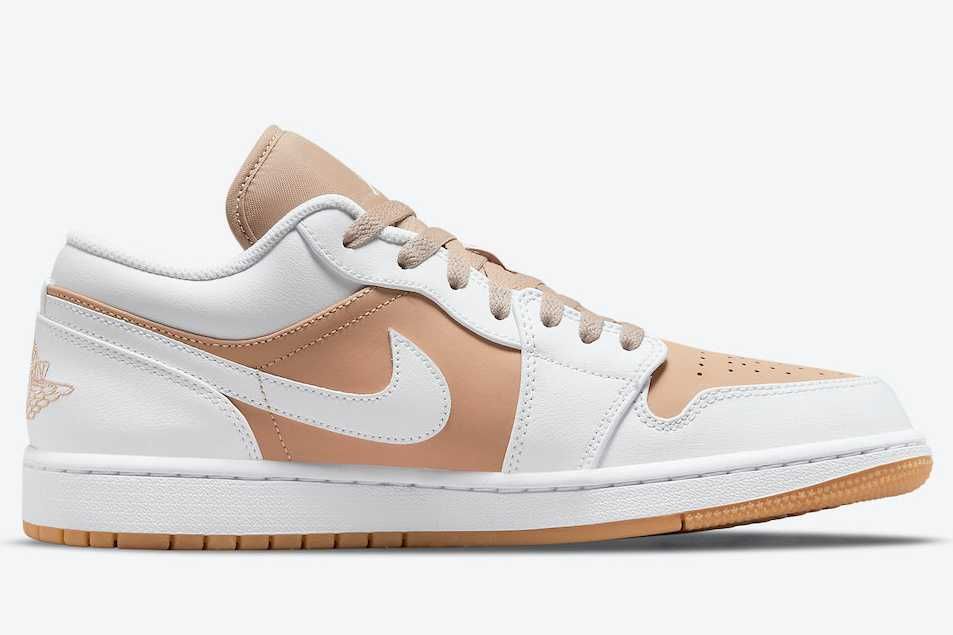 【リーク】NIKE AIR JORDAN 1 LOW "WHITE/TAN" 抽選/定価/販売店舗まとめ 3枚目