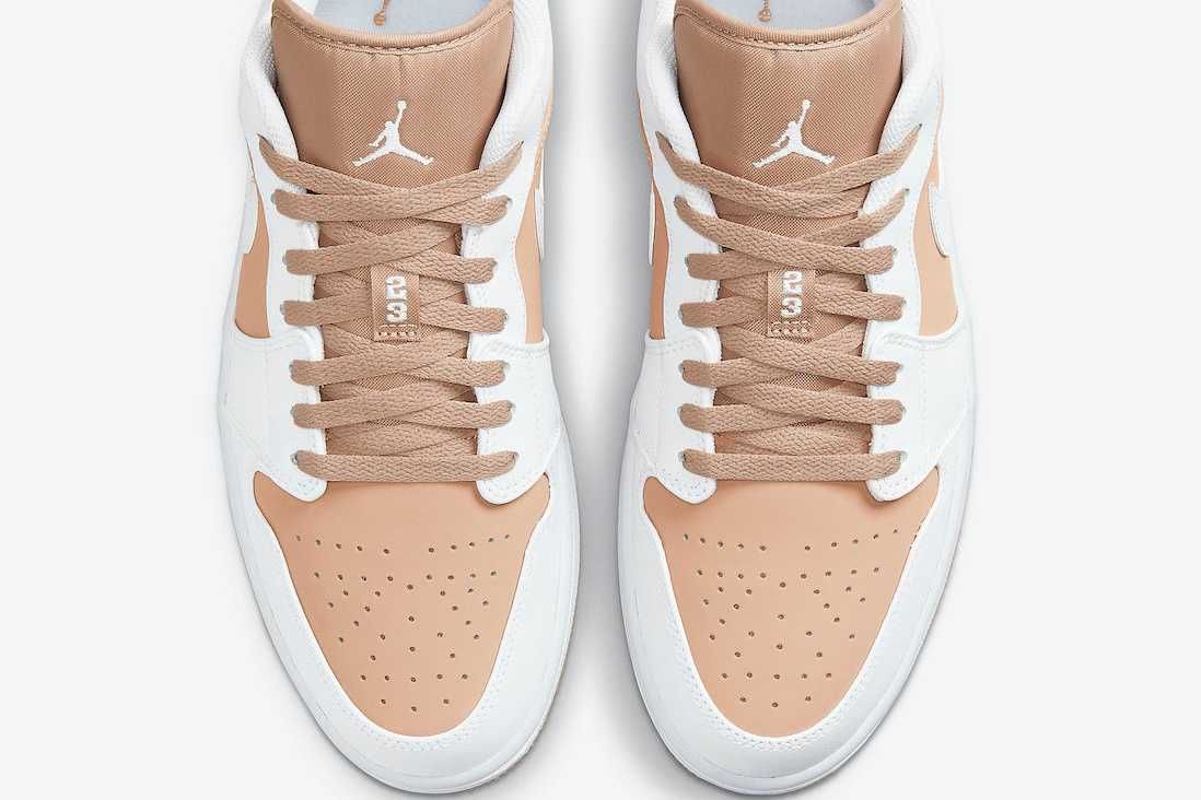 【リーク】NIKE AIR JORDAN 1 LOW "WHITE/TAN" 抽選/定価/販売店舗まとめ 4枚目