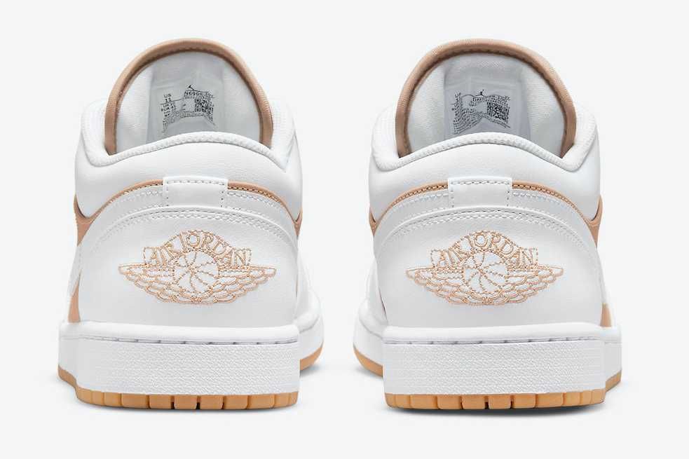 【リーク】NIKE AIR JORDAN 1 LOW "WHITE/TAN" 抽選/定価/販売店舗まとめ 5枚目