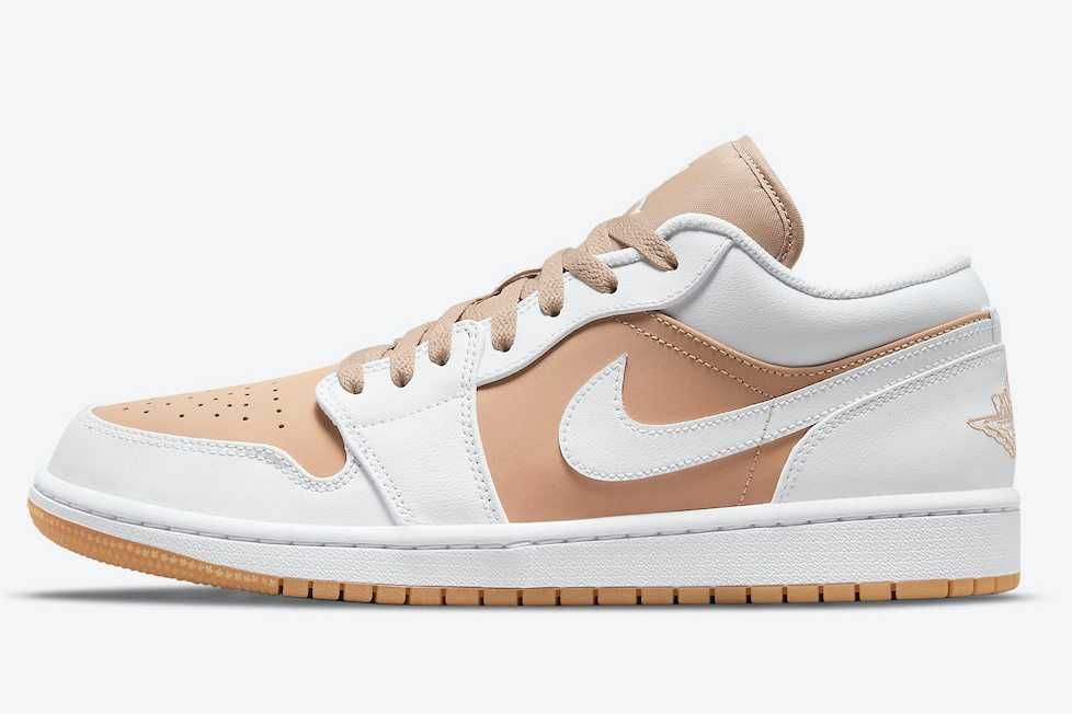 【リーク】NIKE AIR JORDAN 1 LOW "WHITE/TAN" 抽選/定価/販売店舗まとめ 2枚目
