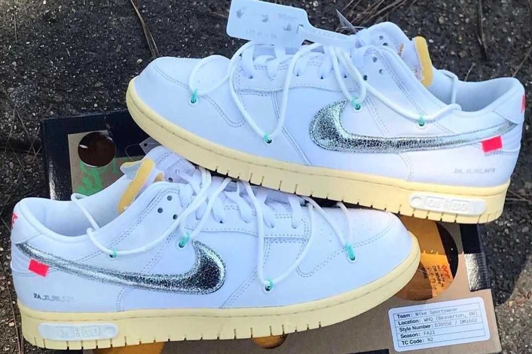 【スニダンで購入可】8/10発売 OFF-WHITE × NIKE DUNK LOW "The 50" COLLECTION 抽選/定価/販売店舗まとめ 14枚目