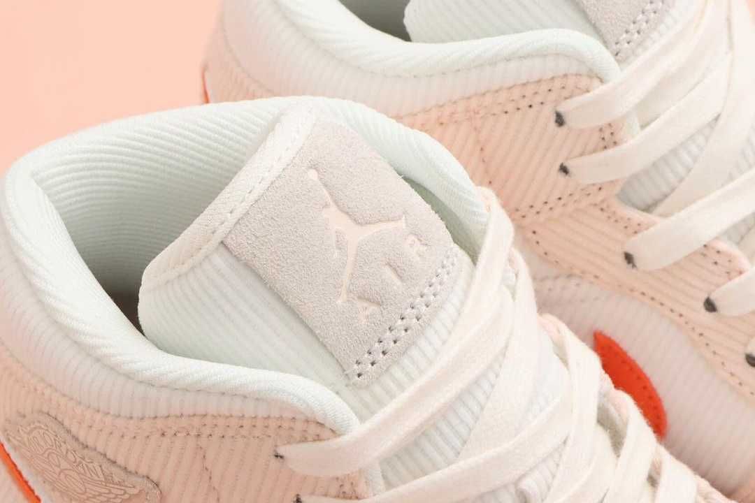 【スニダンで購入可】7/8発売 NIKE WMNS AIR JORDAN 1 MID "CORDUROY" 抽選/定価/販売店舗まとめ 2枚目