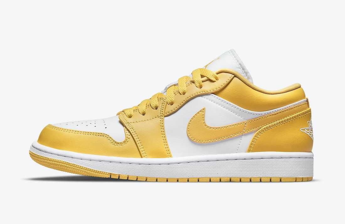 【スニダンで購入可】8/31・9/2発売 NIKE AIR JORDAN 1 LOW "WHITE POLLEN" 抽選/定価/販売店舗まとめ 2枚目