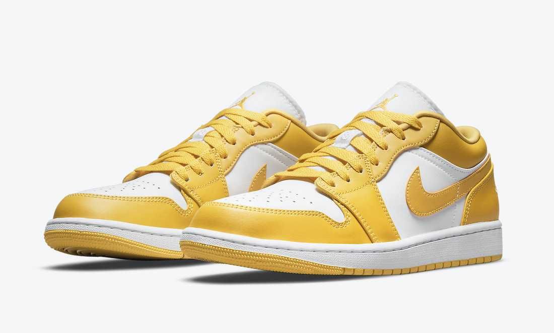 【スニダンで購入可】8/31・9/2発売 NIKE AIR JORDAN 1 LOW "WHITE POLLEN" 抽選/定価/販売店舗まとめ 1枚目