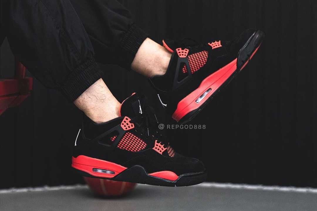 【スニダンで購入可】1/31発売 Nike Air Jordan 4 "Red Thunder/Crimson" 定価/販売店舗まとめ 24枚目