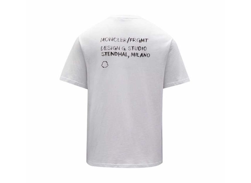 MONCLER fragment T shirt 4 Optical White SNKRDUNK