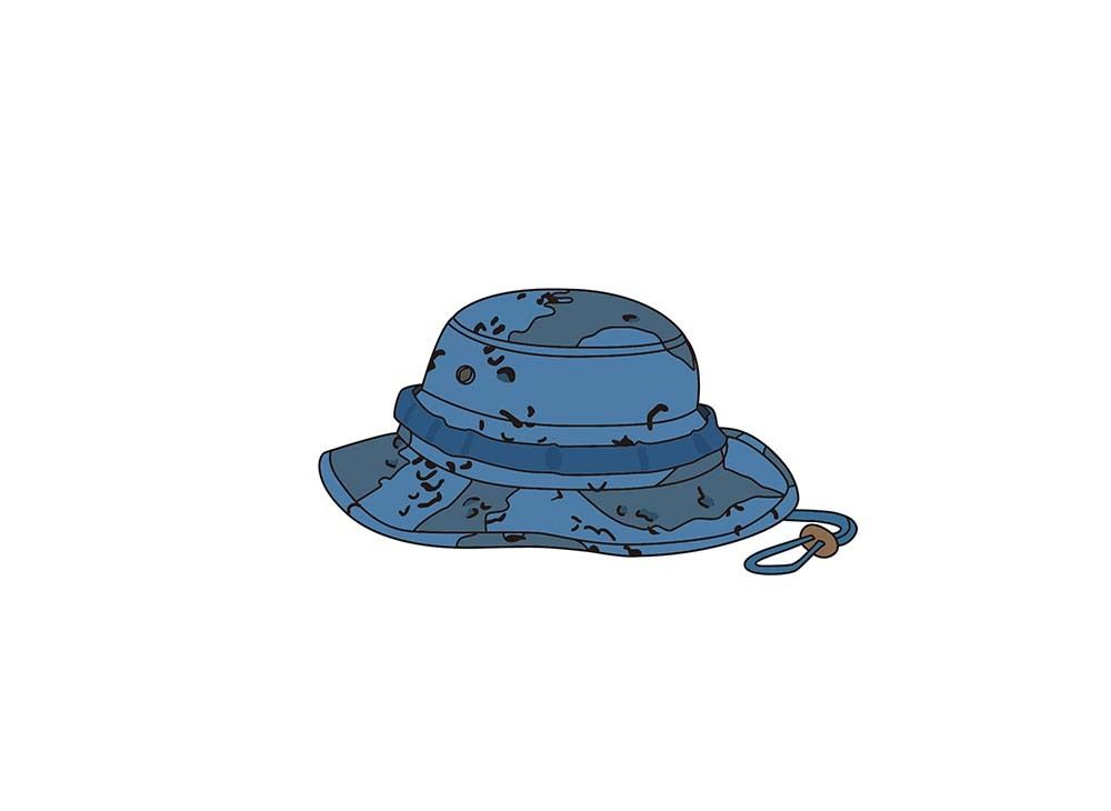 Supreme Overdyed Camo Boonie \