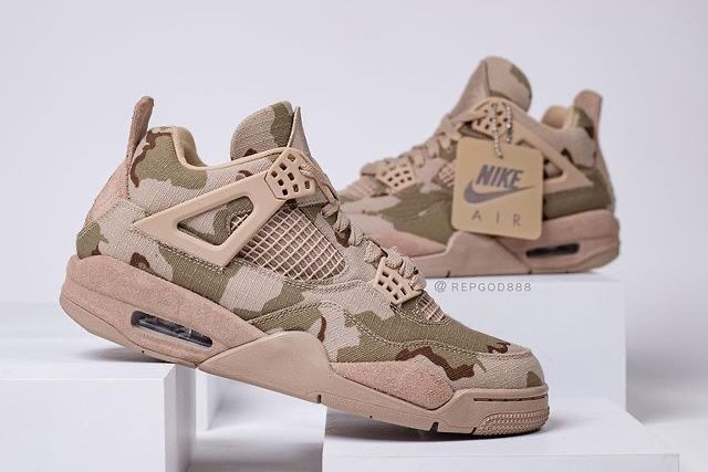 【リーク】Aleali May × Nike WMNS Air Jordan 4 Retro SP "Camo/Sand" 抽選/定価/販売店舗まとめ 10枚目
