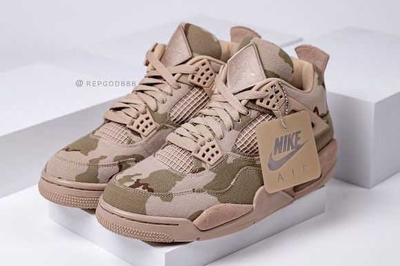 【リーク】Aleali May × Nike WMNS Air Jordan 4 Retro SP "Camo/Sand" 抽選/定価/販売店舗まとめ 9枚目