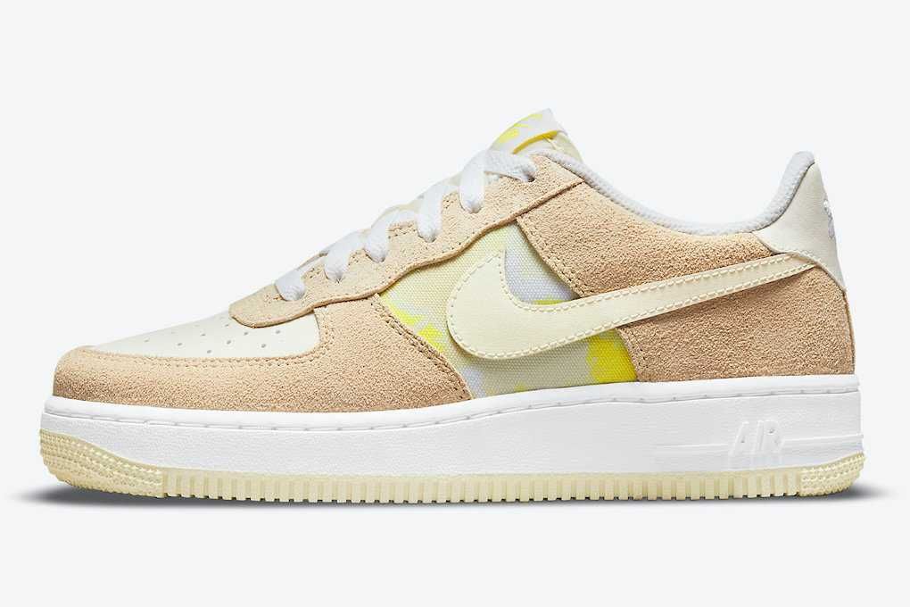 【リーク】NIKE GS AIR FORCE 1 LOW "LEMON DROP" 抽選/定価/販売店舗まとめ 2枚目
