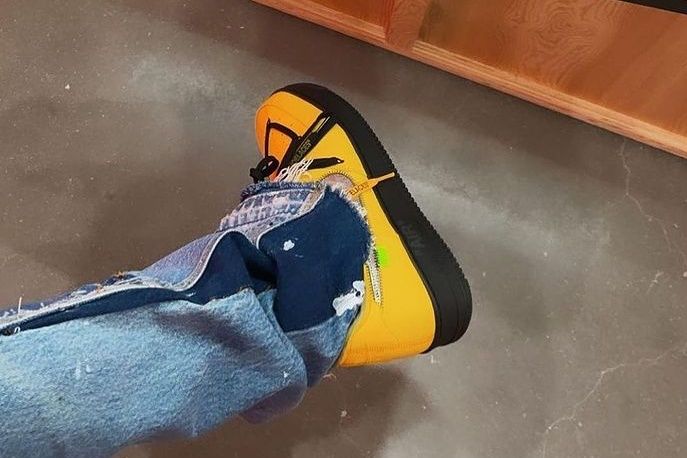 【リーク】OFF-WHITE × NIKE AIR FORCE 1 “HARD LEMONADE” 抽選/定価/発売店舗まとめ 2枚目