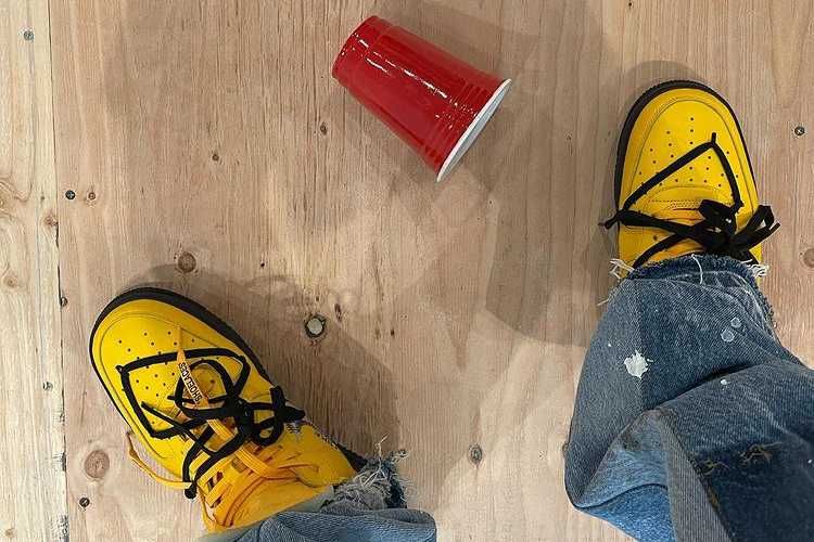 【リーク】OFF-WHITE × NIKE AIR FORCE 1 “HARD LEMONADE” 抽選/定価/発売店舗まとめ 3枚目